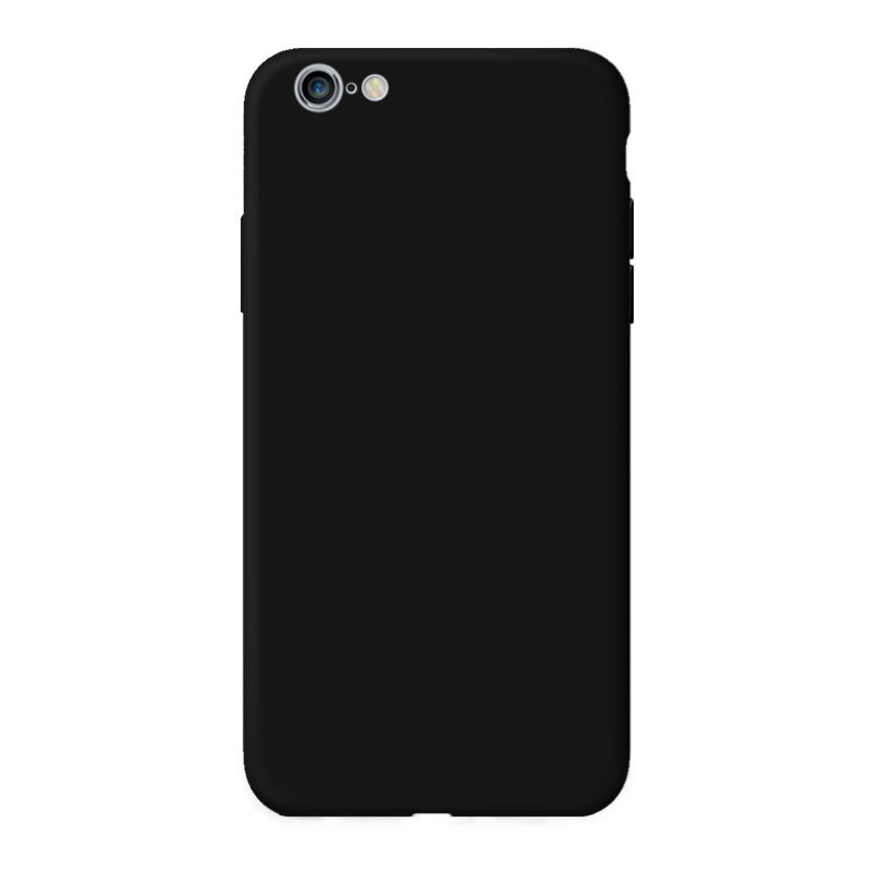 Чехол панель-накладка MyPads для iPhone 6 Plus/ 6S Plus ультра-тонкая полимерная из мягкого качественного силикона (черный)