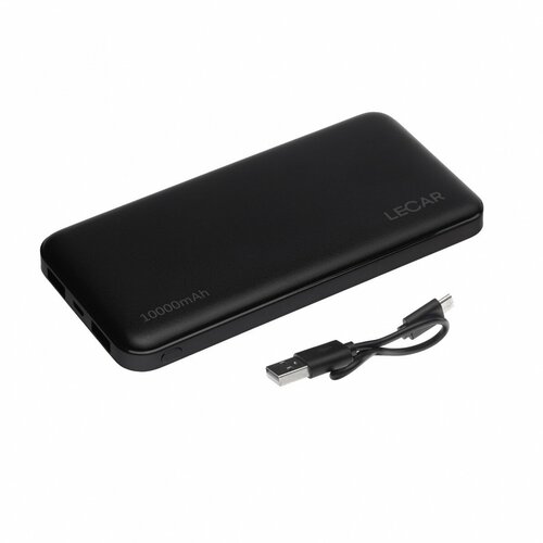 Внешний аккумулятор, 10 000mAh, USB (10702070/240520/0105714/13) (LECAR)