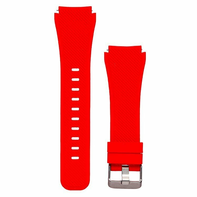 Силиконовый ремешок 22 мм для Samsung Gear S3 Frontier/Gear S3 Classic/Galaxy Watch / красный