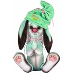 NOVA SLOBODA Набор для шитья мягкой игрушки Зайчонок в голубом М4006 - изображение
