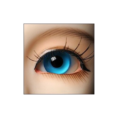 глаза стеклянные синие 16 мм для кукол доллмор Глаза голубые стеклянные 16 мм для кукол Доллмор