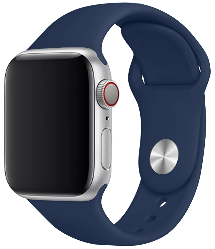 Ремешок на руку для Apple Watch 38/40/41 мм, Silicon, синий