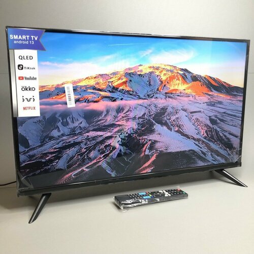 32' Smart (Андроид 13)Телевизор QN900 Plus TV черный новый