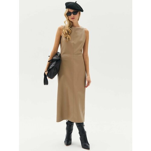 фото Платье wonderclo, размер s, коричневый