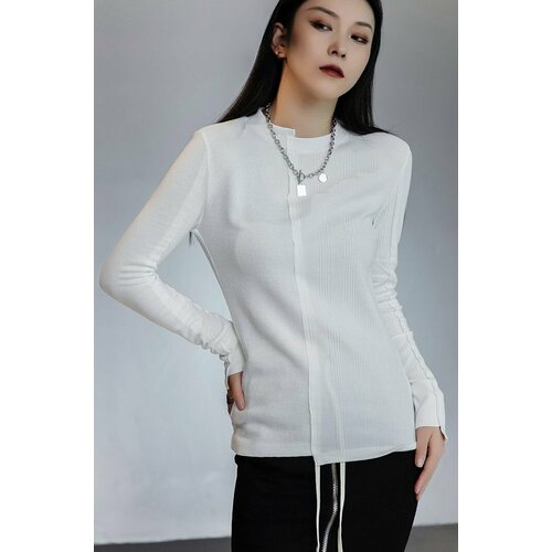 Лонгслив IWANT, размер XS, белый