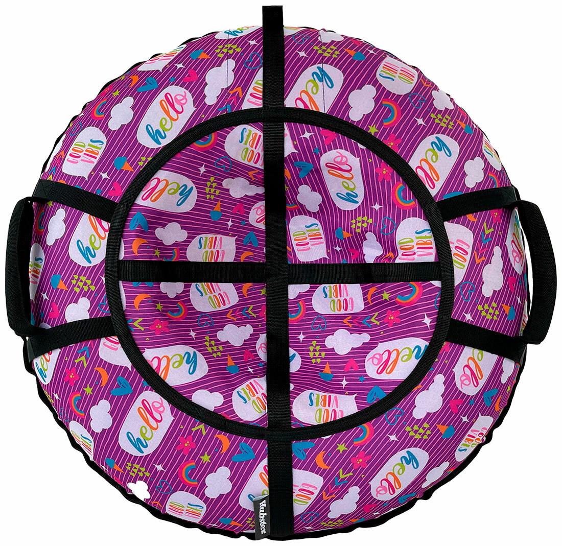 фото Тюбинг Hubster Люкс Pro S, Позитив фиолетовый, 90 см