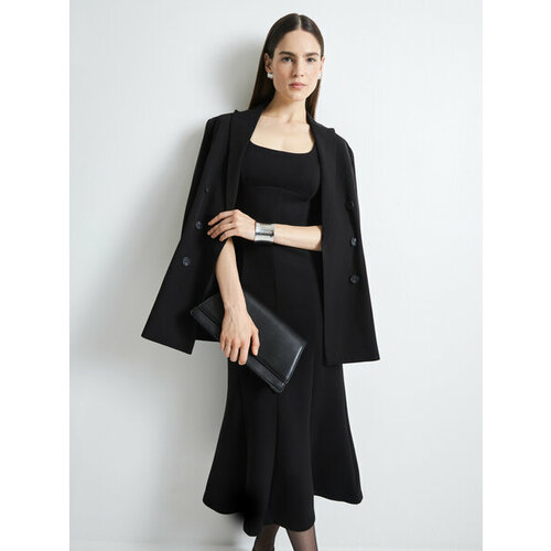 фото Платье zarina, размер xs (ru 42)/170, черный