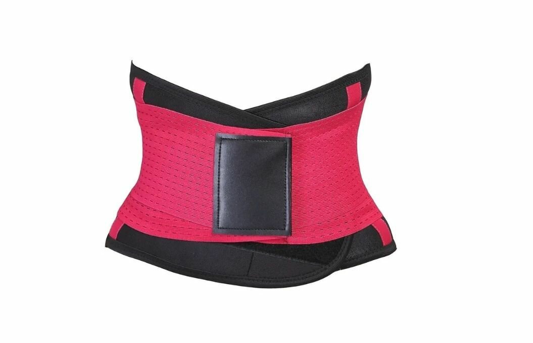 Утягивающий пояс-корсет из неопрена для похудения Hot Shapers Belt Power S розовый