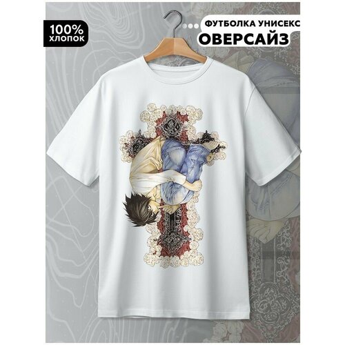 фото Футболка hypnotica, размер l, белый