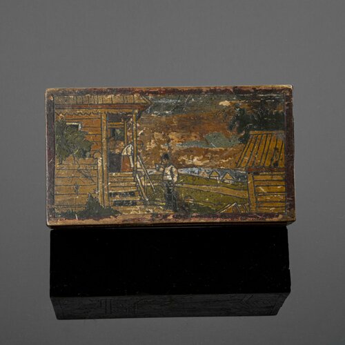 Шкатулка прямоугольной формы с откидной крышкой 10010₽