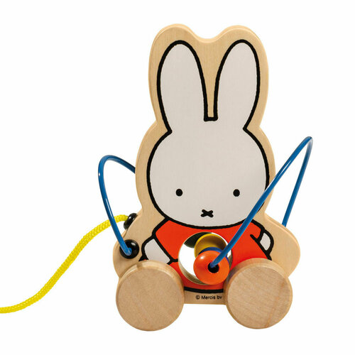 Набор для творчества Лабиринт с бусинами Miffy by Totum деревянные игрушки totum поезд miffy