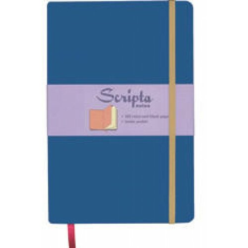 Scripta Notes. Large. Indigo. Ruled Journal