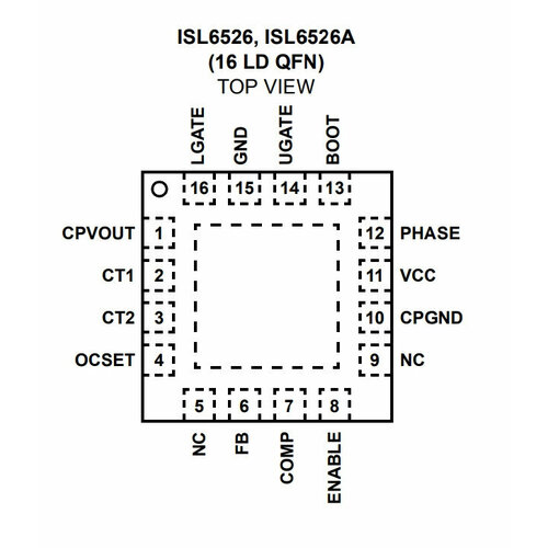 Микросхема ISL6526A isl9504bhrz шим контроллер intersil qfn 48