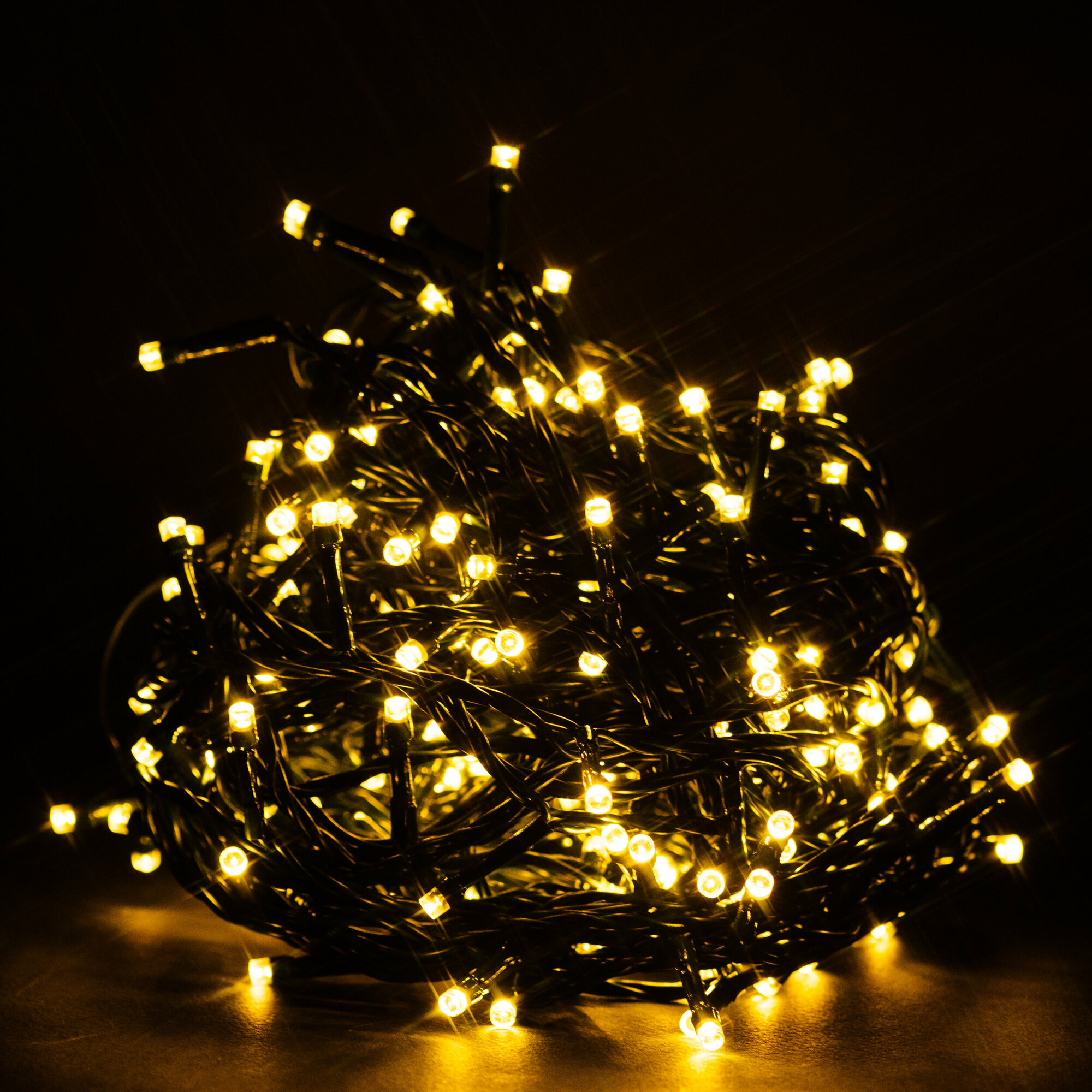 фото Гирлянда Мишура 240 LED теплый белый свет 19,12 м