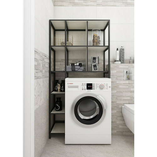 Стеллаж Sanflor Лофт 1 86 С08089 напольный Светлое северное дерево 18020₽