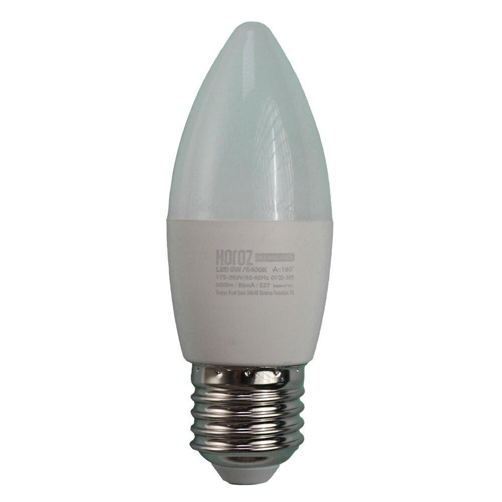 Светодиодная лампа HOROZ ELECTRIC 8 Вт Е27/B холодный свет