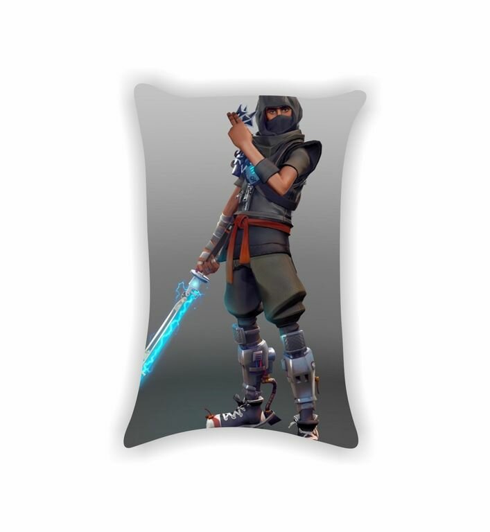 Подушка Fortnite, Фортнайт №22, картинка С двух сторон