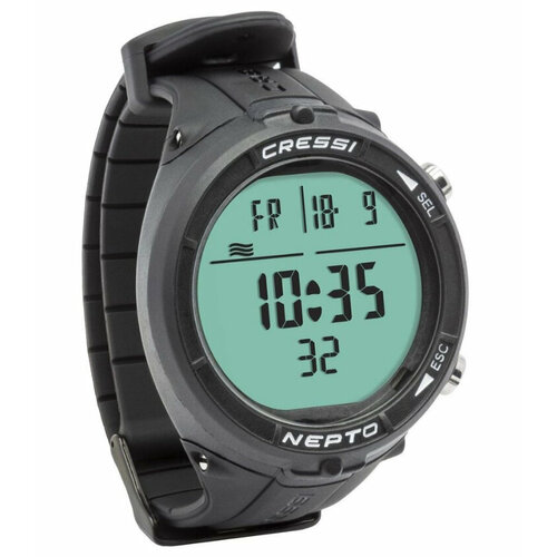 Компьютер для фридайверов и подводных охотников Cressi Nepto Black 36500₽