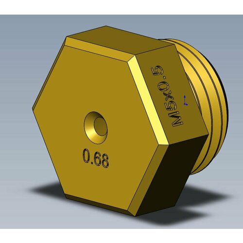 Комплект форсунок (жиклеров) для перевода на сжиженный газ резьба M5*0,5 отверстие 0,68 кол-во 15 штук внешний сенсор seitron sgygp0v4nc на сжиженный газ пропан бутан