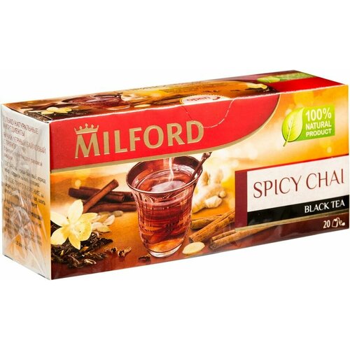 Чай черный Milford Spicy Chai 20*1.75г 1шт