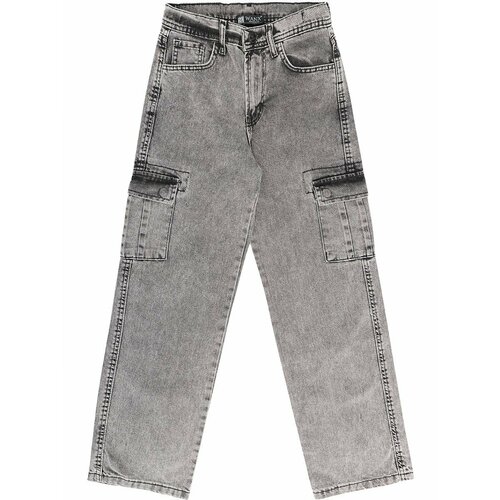 Джинсы WANEX, размер 128, серый джинсы wanex размер 146 серый