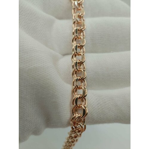 фото Браслет mg, золото, 585 проба, гравировка, длина 20 см.