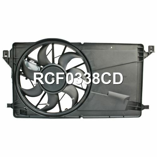 Вентилятор охлаждения Ford Focus (Форд Фокус) / Volvo C30, S40, V50 (Вольво Ц30, С40, В50), новый — фото 1