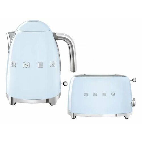Набор Smeg чайник KLF03PBEU тостер TSF01PBEU Голубой 4048000₽