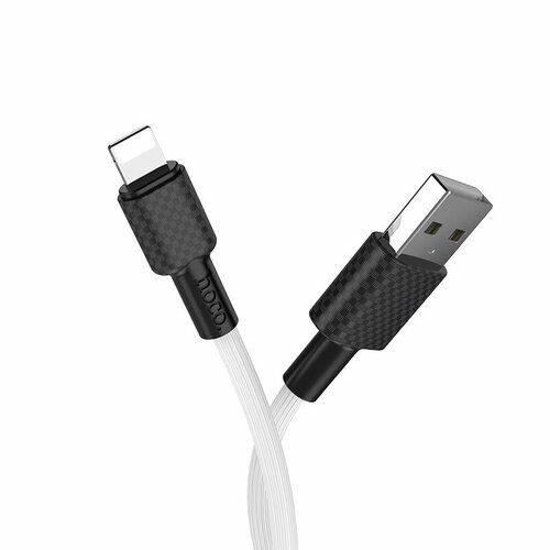 Кабель USB HOCO X29 Superior, USB - Lightning, 2.0А, 1м, белый кабель hoco x29 superior style usb microusb 1 м 1 шт белый