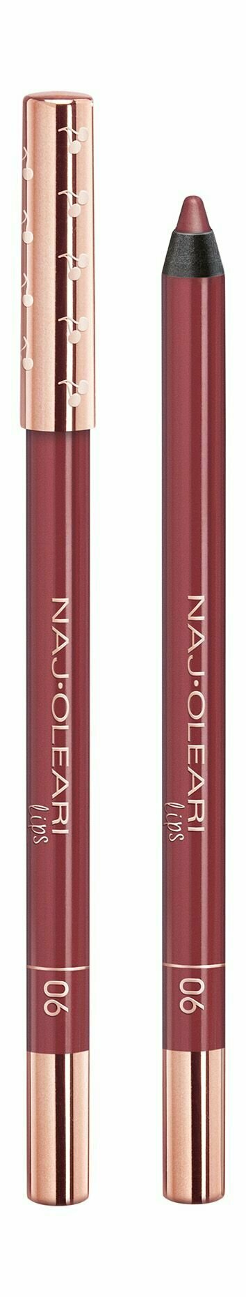 Карандаш для губ 6 marsala Naj Oleari Perfect Shape Lip Pencil