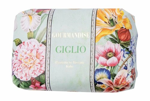 Натуральное парфюмированное мыло c ароматом лилии Gourmandise Savon Parfume Giglio