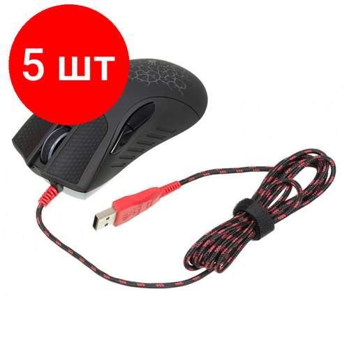 Комплект 5 штук Мышь компьютерная A4Tech Bloody A90 черн опт USB20 8but 1790200₽