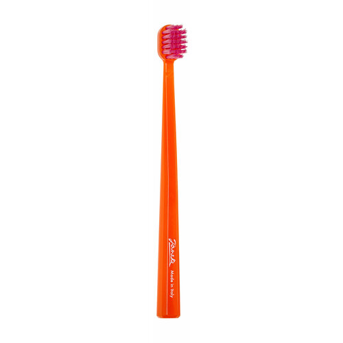 Зубная щетка средней жесткости Janeke Toothbrush Orange зубная щетка средней жесткости в ассортименте r o c s toothbrush passions 1 шт
