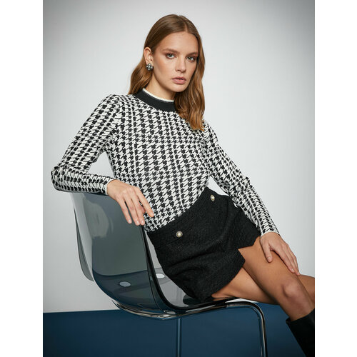 фото Свитер koton, размер 44, черный