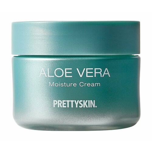 Крем для нормальной и склонной к сухости кожи лица с алоэ Prettyskin Aloe Vera Moisture Cream