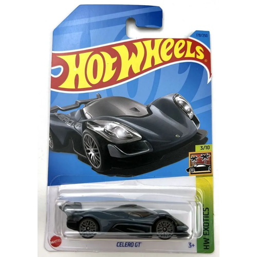 Hot Wheels Машинка базовой коллекции CELERO GT 5785/HKG54 со скоростью ветра hot wheels книжка мозаика