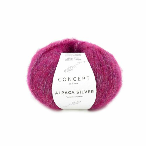 Пряжа Alpaca Silver Concept by Katia пряжа для вязания katia alpaca silver 271 ruby silver
