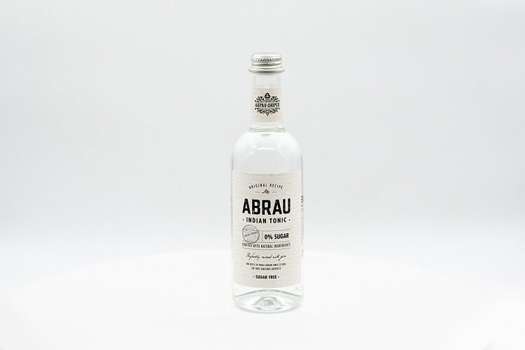 Напиток безалкогольный сильногазированный "Абрау Индиан Тоник без сахара" (Abrau Indian Tonic) в стеклянной бутылке. - фотография № 5