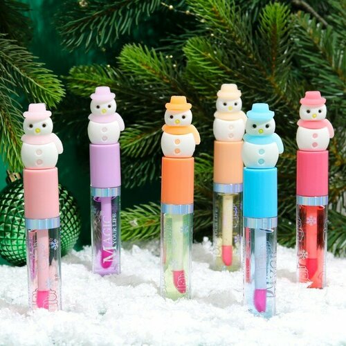 Блеск для губ новогодний «Снеговик»