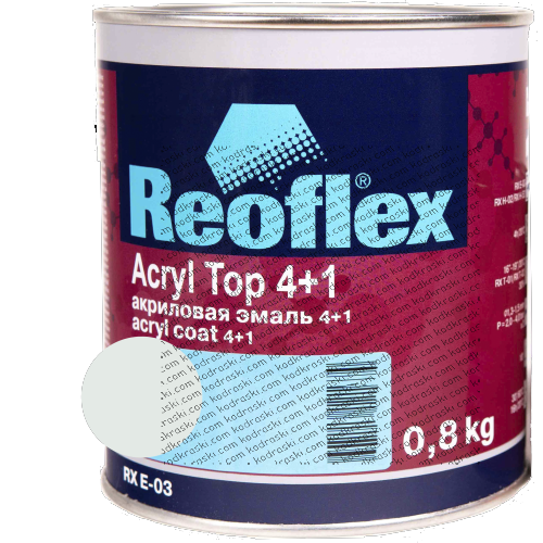 фото Краска Reoflex Ак 2к 4+1 №202 Белая (0,8л) Reoflex арт. 202