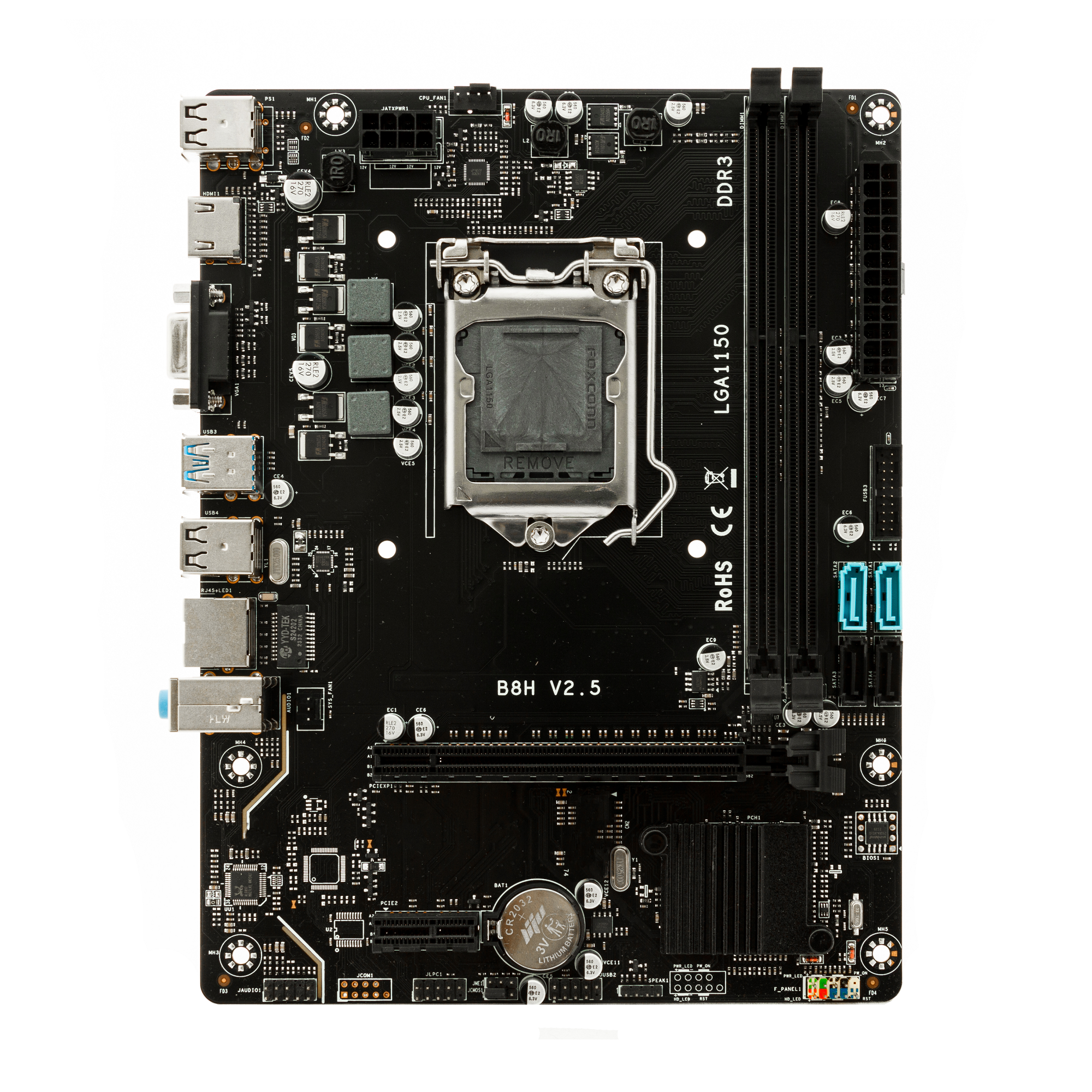 Материнская плата H81, LGA1150, DDR 3, USB 3.0, Intel Core i3/ i5/ i7