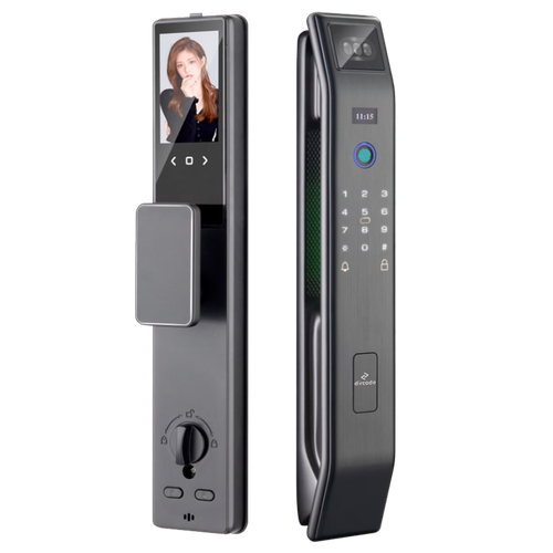 Электронный замок Dircode U800 с распознаванием лица и видеозвонком