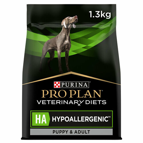 pro plan veterinary diets en gastrointestinal сухой корм для взрослых собак всех пород диетический при расстройствах пищеварения 5 кг Сухой корм для собак и щенков Pro Plan Veterinary Diets HA Hypoallergenic при пищевой аллергии 1.3 кг (Вес упаковки, кг: 1.3)