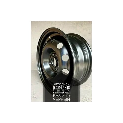Диски штампы на Ладу 5.5x14 4x98 ET35 D58.6 MW Eurodisk 14003 черные