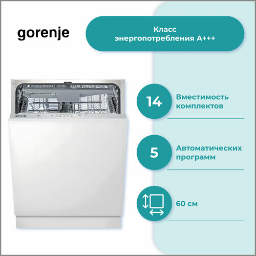 Встраиваемая посудомоечная машина Gorenje GV 620D17S 4600000₽