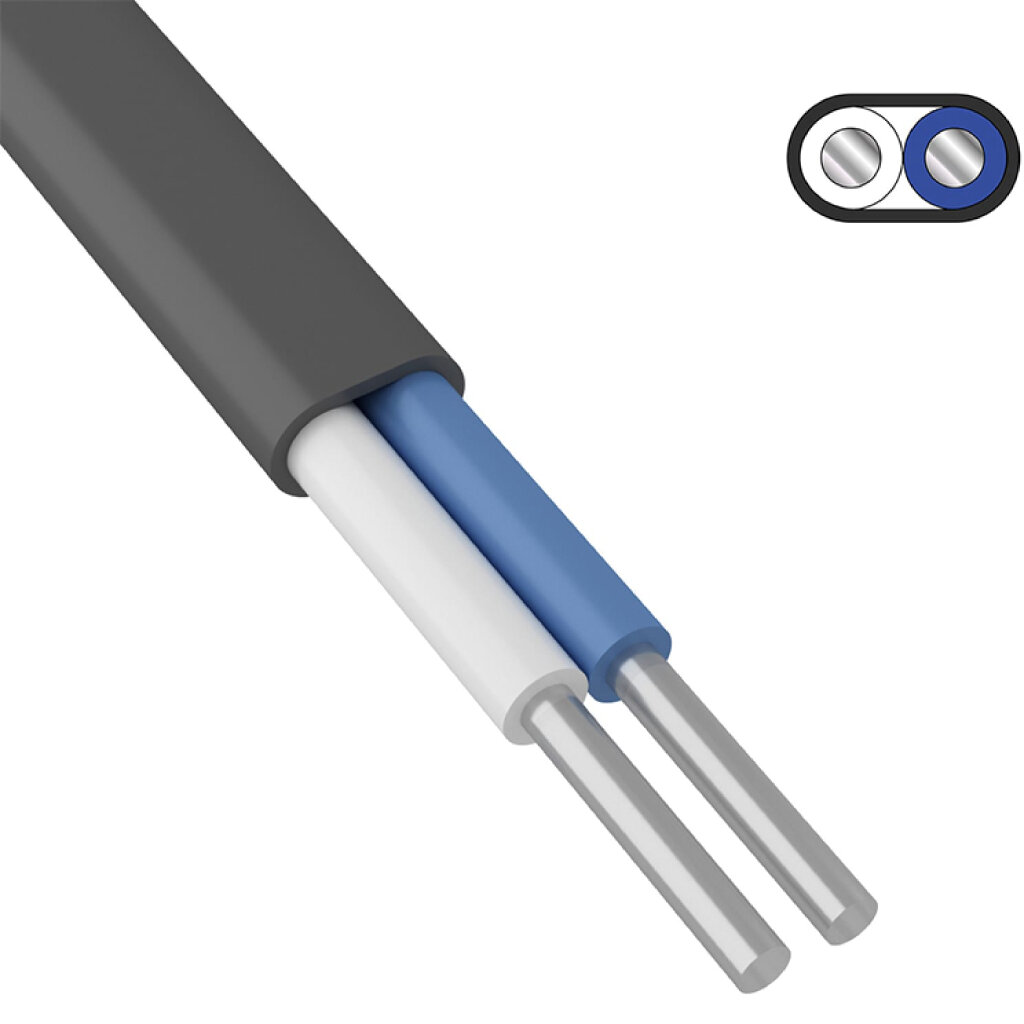 фото Провод аввгп ККЗ алюминиевый 2х6 мм, 150 м