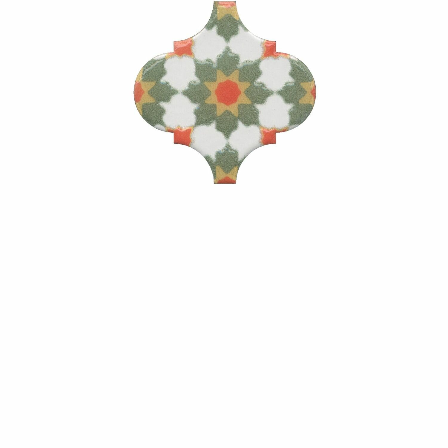 OS/A40/65000 Арабески Майолика орнамент 6.5*6.5 керам. декор Цена за 1 шт.