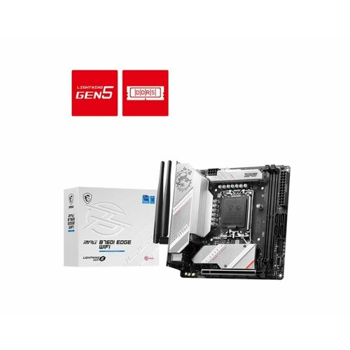 Материнская плата MSI B760 S1700 MITX материнская плата asrock z690 s1700 mitx z690m itx ax