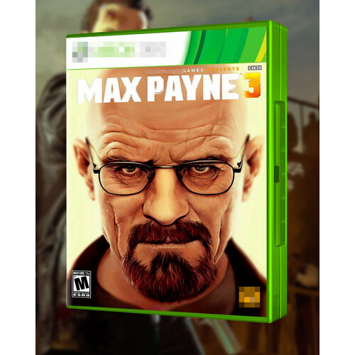 Кастомная Обложка для Кейса / Бокса XBOX 360 Max Payne 3 кастомная обложка для кейса бокса ps 4 god of war ragnarek