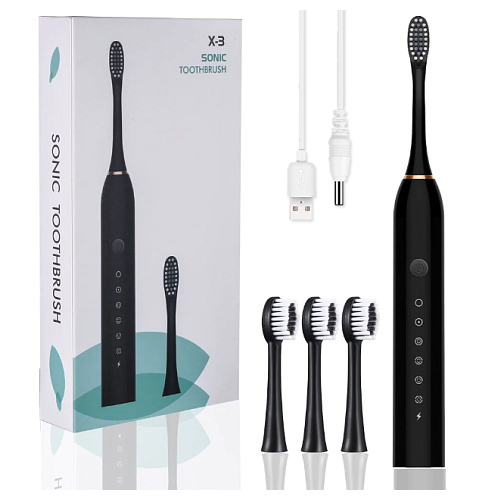 электрическая зубная щетка smarter sonic toothbrush x 3 розовая Электрическая зубная щетка X-3